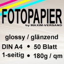 Photopapier 180 g/m² 1s glänzend A4 50 Bl.