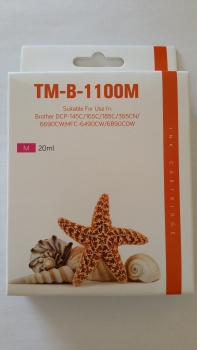 kompatible Tintenpatrone Brother LC980 / LC985 / LC1100 M Magenta