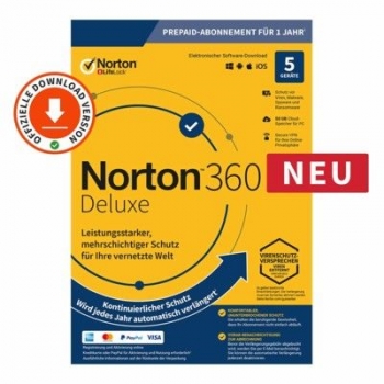 Norton 360 ESD 5Geräte - 1Jahr