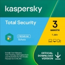 Kaspersky Total Security ESD - Aktuelle Version - 3Geräte - 1Jahr